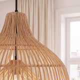 Modern Minimalist Weave Rattan Pendant Light 50 cm Diameter
